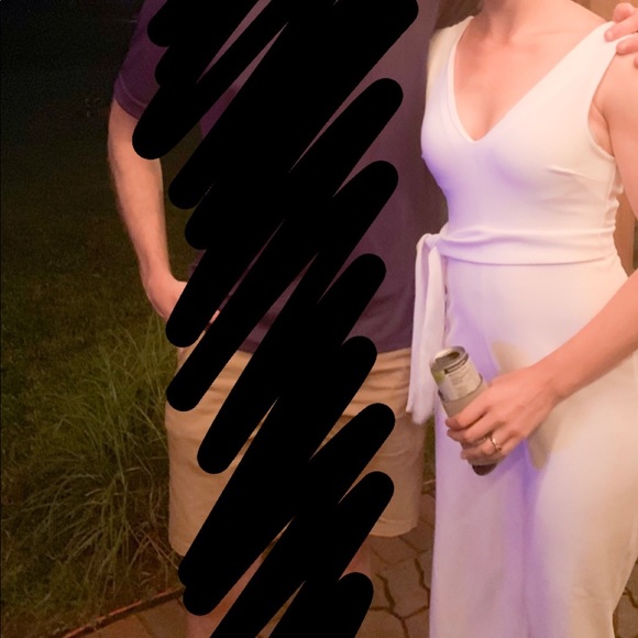 Leith Jumpsuit in WHITE - Picture 2 of 2